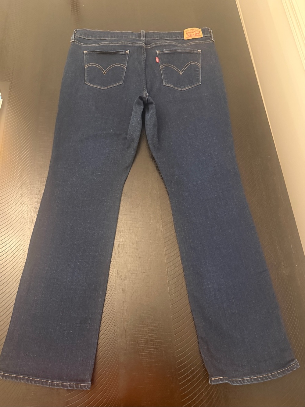 Levi’s 415 Classic Bootcut Dark Wash Cotton Blend Western Jeans Women Sz 18W - Picture 3 of 8